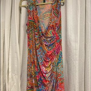 Sleeveless knee length dress